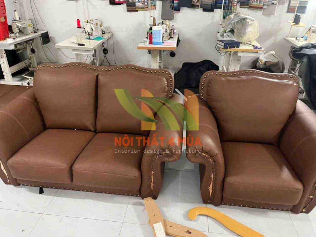 Mẫu bọc ghế Sofa phòng khách nhỏ sang trọng