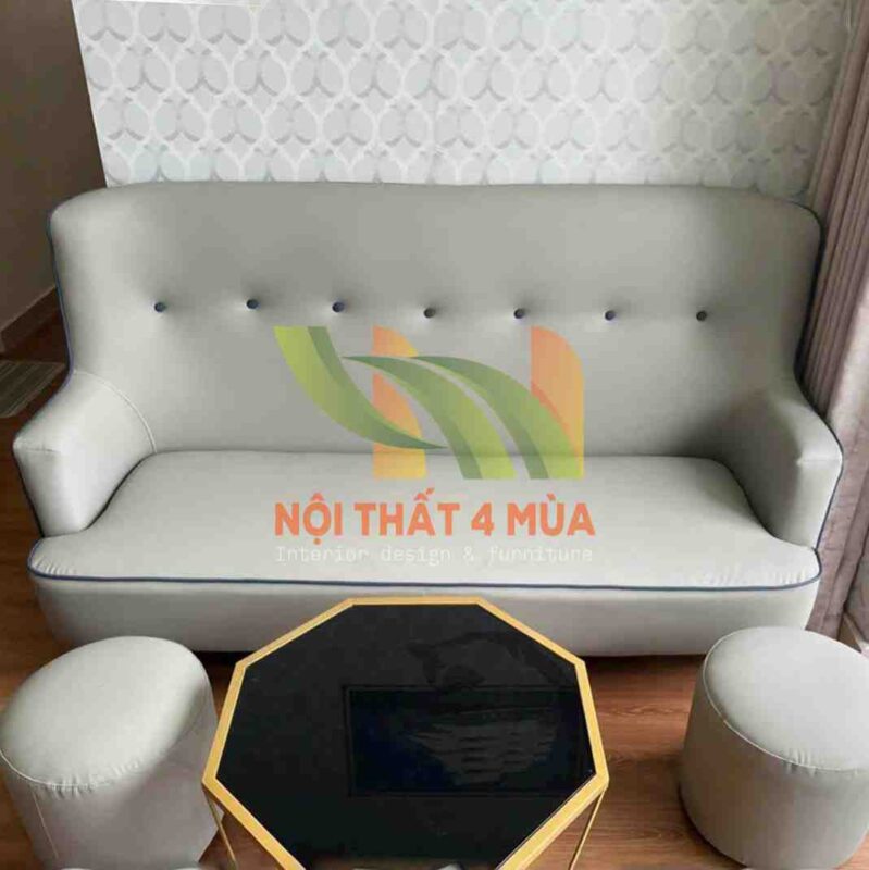Mẫu bọc ghế sofa văng dài hiện đại