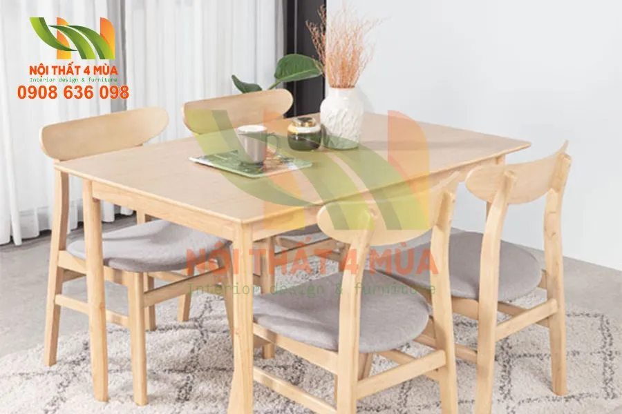 Bộ ảnh đệm lót ghế ăn bằng da PU sang trọng và dễ vệ sinh