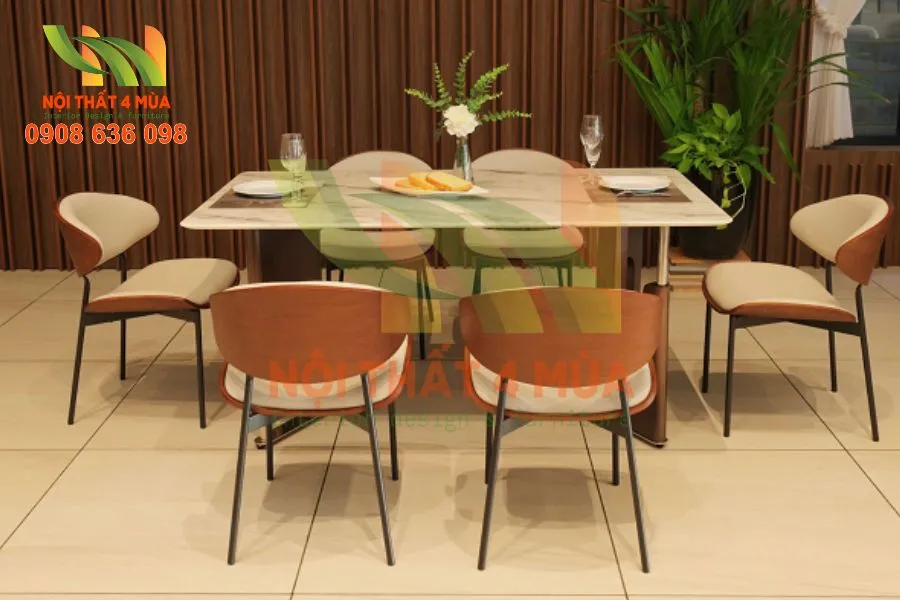 Hình ảnh làm đệm lót ghế ăn theo kích thước từng mẫu ghế