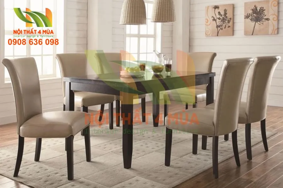 Làm đệm lót ghế ăn gam pastel nhẹ nhàng cho căn hộ trẻ