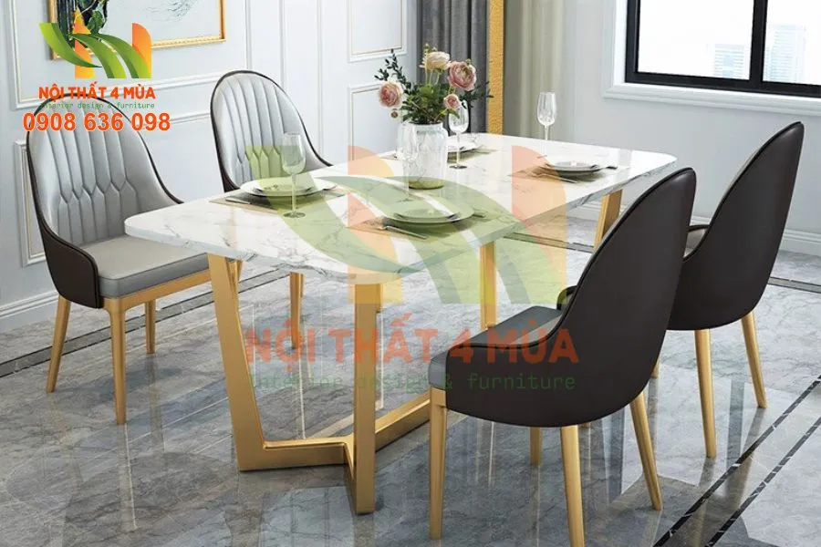 Đệm lót ghế ăn bằng vải bố đẹp và chắc chắn