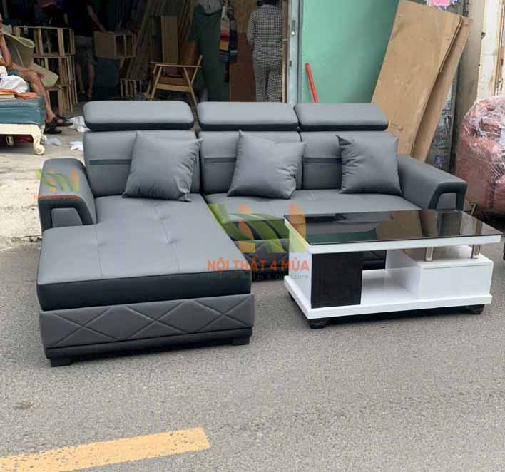 Sofa góc phòng khách hiện đại