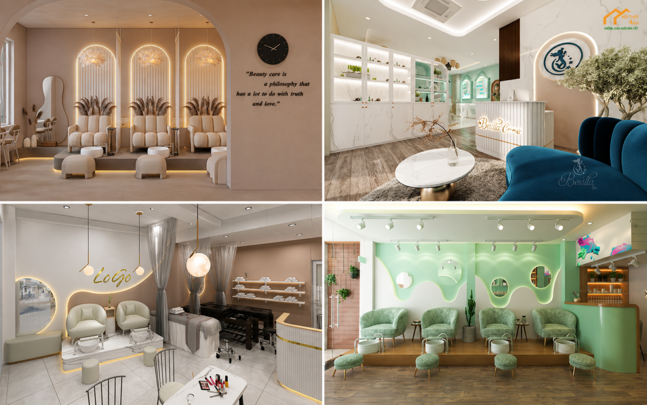 Những mẫu tiệm nail xu hướng 2026