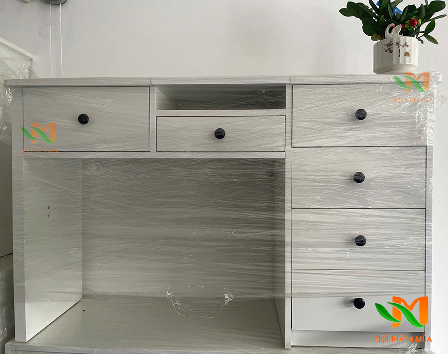 Bàn làm nail có hộc kéo hiện đại - BLN26 4 Bàn làm nail có hộc kéo hiện đại