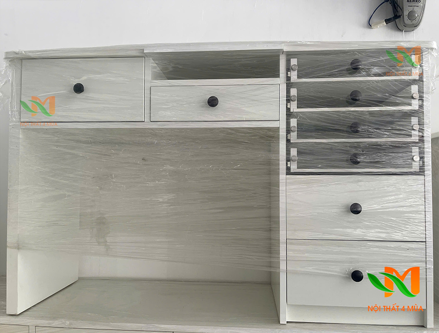 Bàn làm nail tay kết hợp hộc kéo meca - BLN27 3 Bàn làm nail tay kết hợp hộc kéo meca