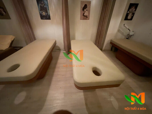 Giường massage cao cấp có hộc tủ gỗ công nghiệp - GMSC03 9 Giường spa cao cấp gỗ công nghiệp