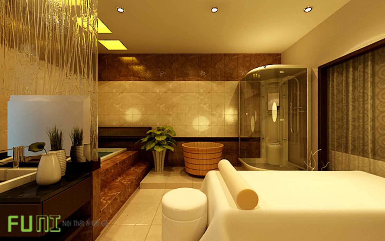Mẫu thiết kế đẹp cho spa mini Mẫu thiết kế đẹp cho spa mini