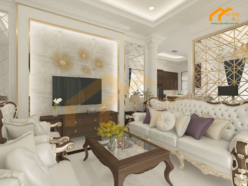 Phong thủy phòng khách: 6 điều lưu ý nhất định phải biết 11 Màu sơn phòng khách cho gia chủ mệnh Kim