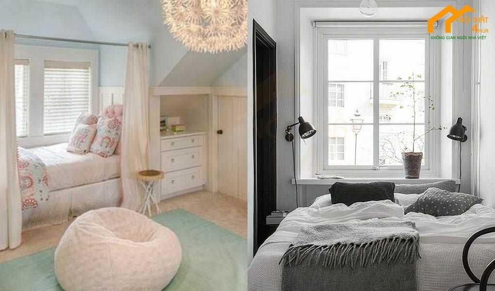 Mẫu phòng ngủ nhỏ 3m2 đẹp