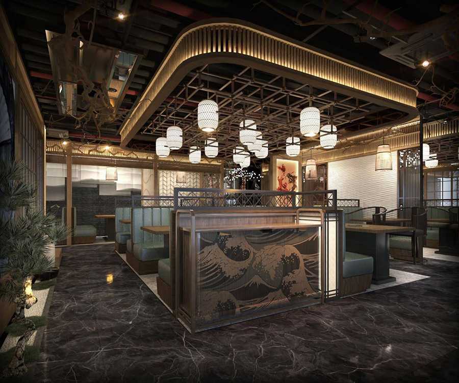 10+ Mẫu thiết kế nhà hàng đẹp, sang trọng thu hút khách hàng 22 Mẫu nhà hàng nhật bản