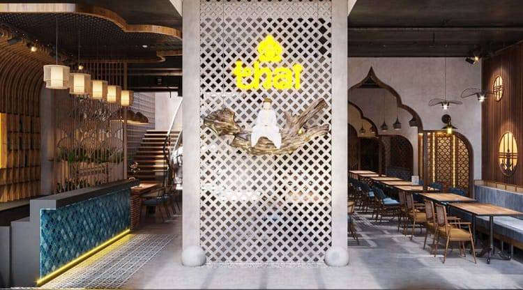 10+ Mẫu thiết kế nhà hàng đẹp, sang trọng thu hút khách hàng 30 Mẫu thiết kế nhà hàng thái lan