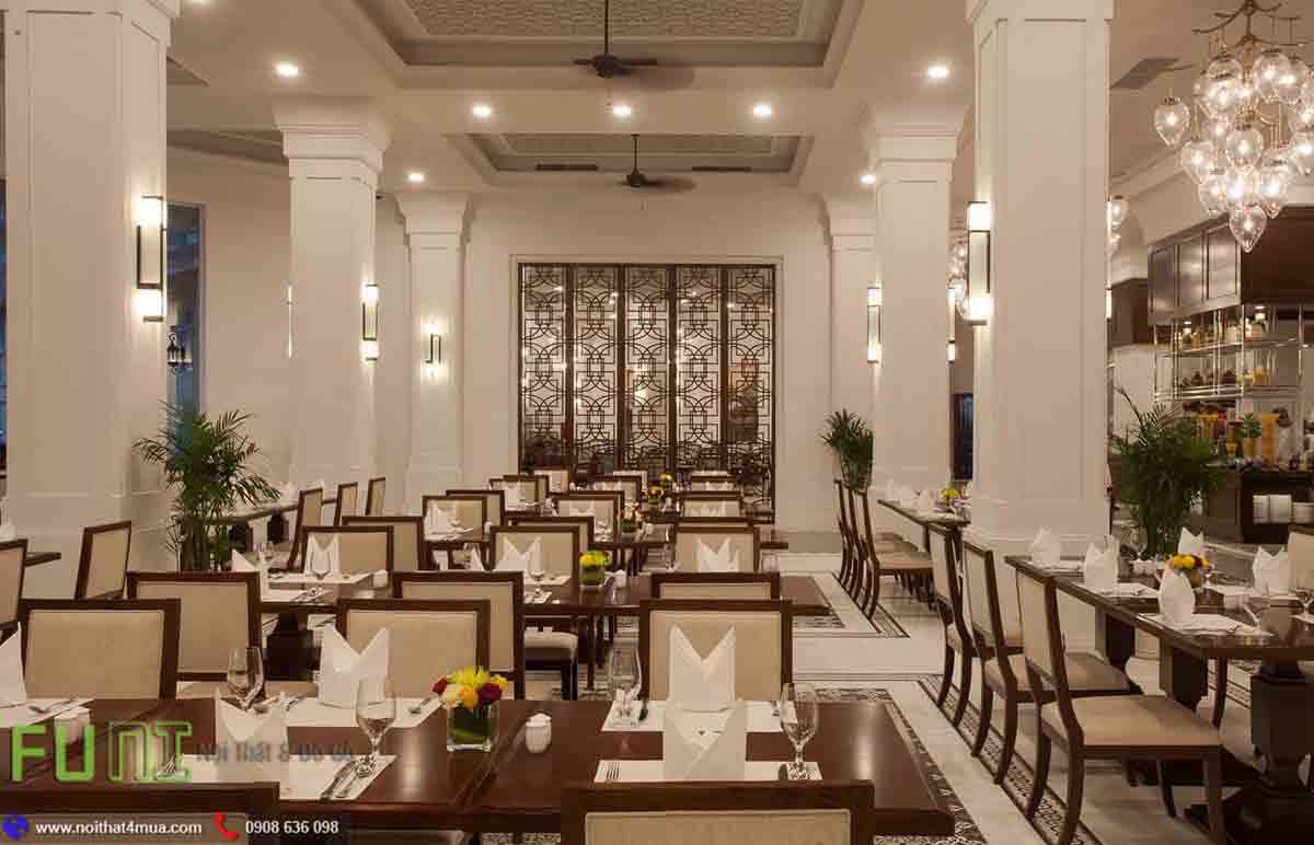 Mẫu nhà hàng sang trọng thiết kế tại nội thất Funi Mẫu nhà hàng sang trọng thiết kế tại nội thất Funi