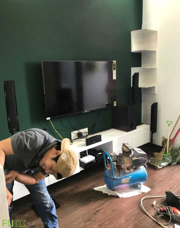 Hình ảnh thi công phòng khách Hình ảnh thi công phòng khách
