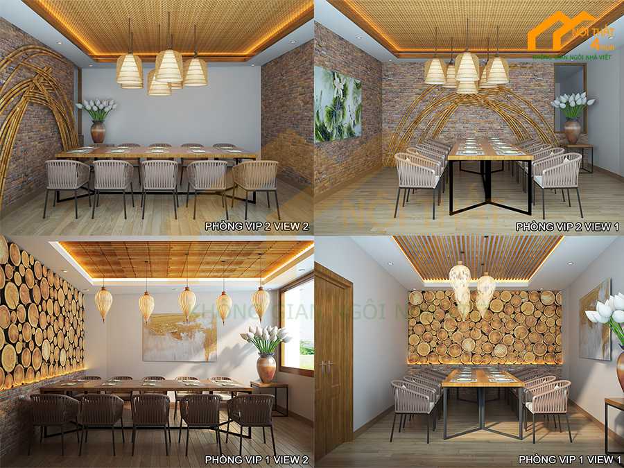 10+ Mẫu thiết kế nhà hàng đẹp, sang trọng thu hút khách hàng 4 Thiết kế phòng vip nhà hàng