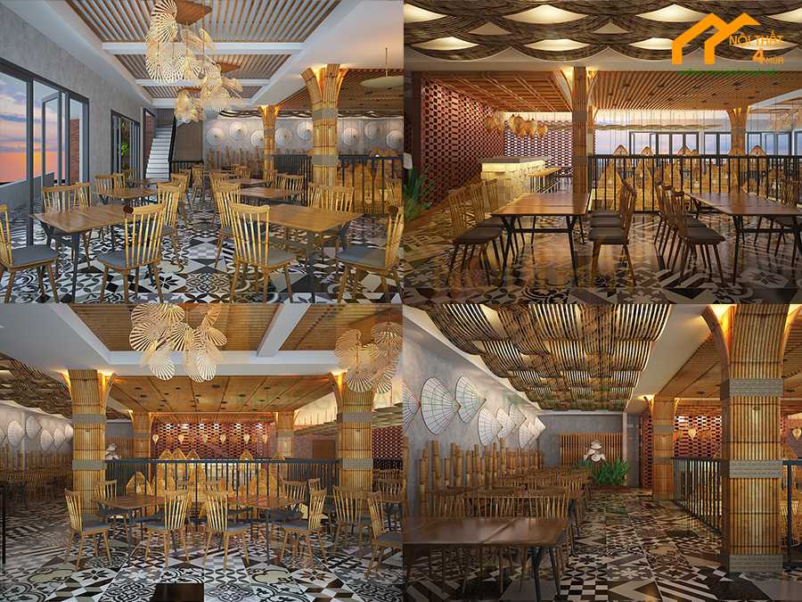 10+ Mẫu thiết kế nhà hàng đẹp, sang trọng thu hút khách hàng 10 Thiết kế nhà hàng sang trọng