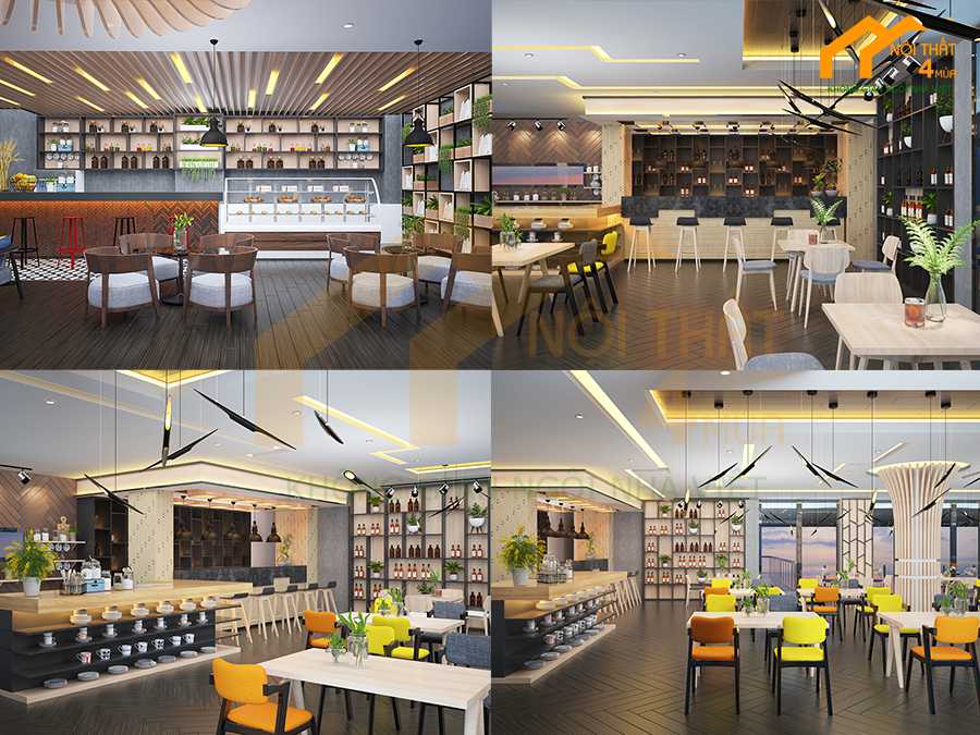 10+ Mẫu thiết kế nhà hàng đẹp, sang trọng thu hút khách hàng 7 Quầy thanh toán nhà hàng