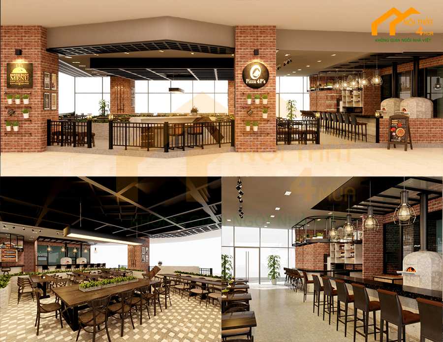 10+ Mẫu thiết kế nhà hàng đẹp, sang trọng thu hút khách hàng 2 Thiết kế mặt tiền nhà hàng