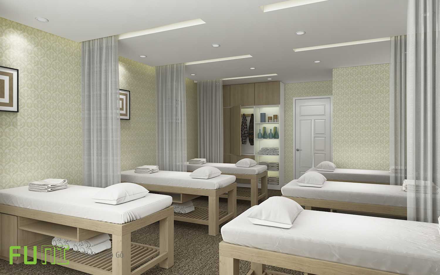 Mẫu thiết kế spa mini đẹp Mẫu thiết kế spa mini đẹp