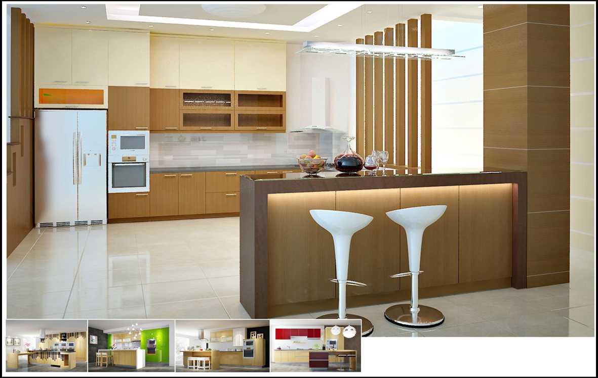 Mẫu nhà bếp đẹp có quày bar Mẫu nhà bếp đẹp có quày bar