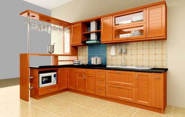 Mẫu bệp đẹp mê ly có quầy bar Mẫu bệp đẹp mê ly có quầy bar