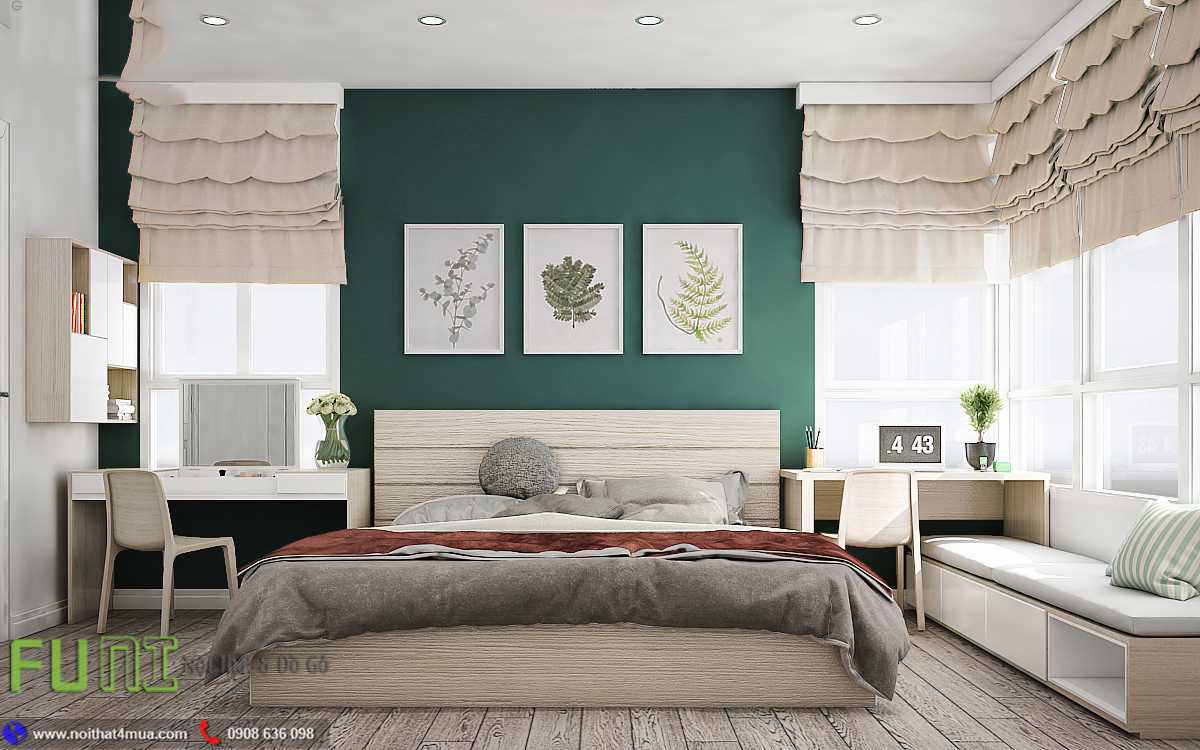Bố trí phòng ngủ căn hộ 70m2 Bố trí phòng ngủ căn hộ 70m2