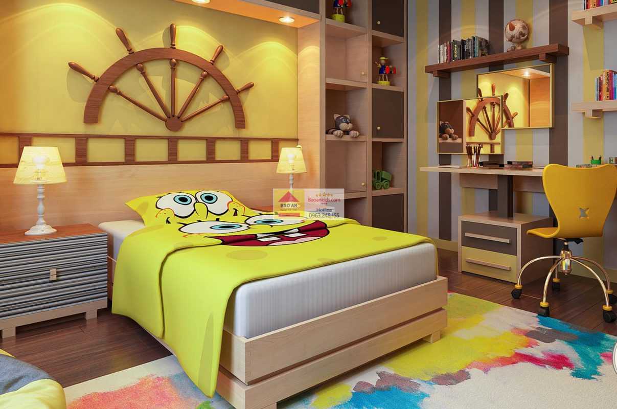 Mẫu phòng ngủ bé trai thiết kế đẹp Mẫu phòng ngủ bé trai thiết kế đẹp