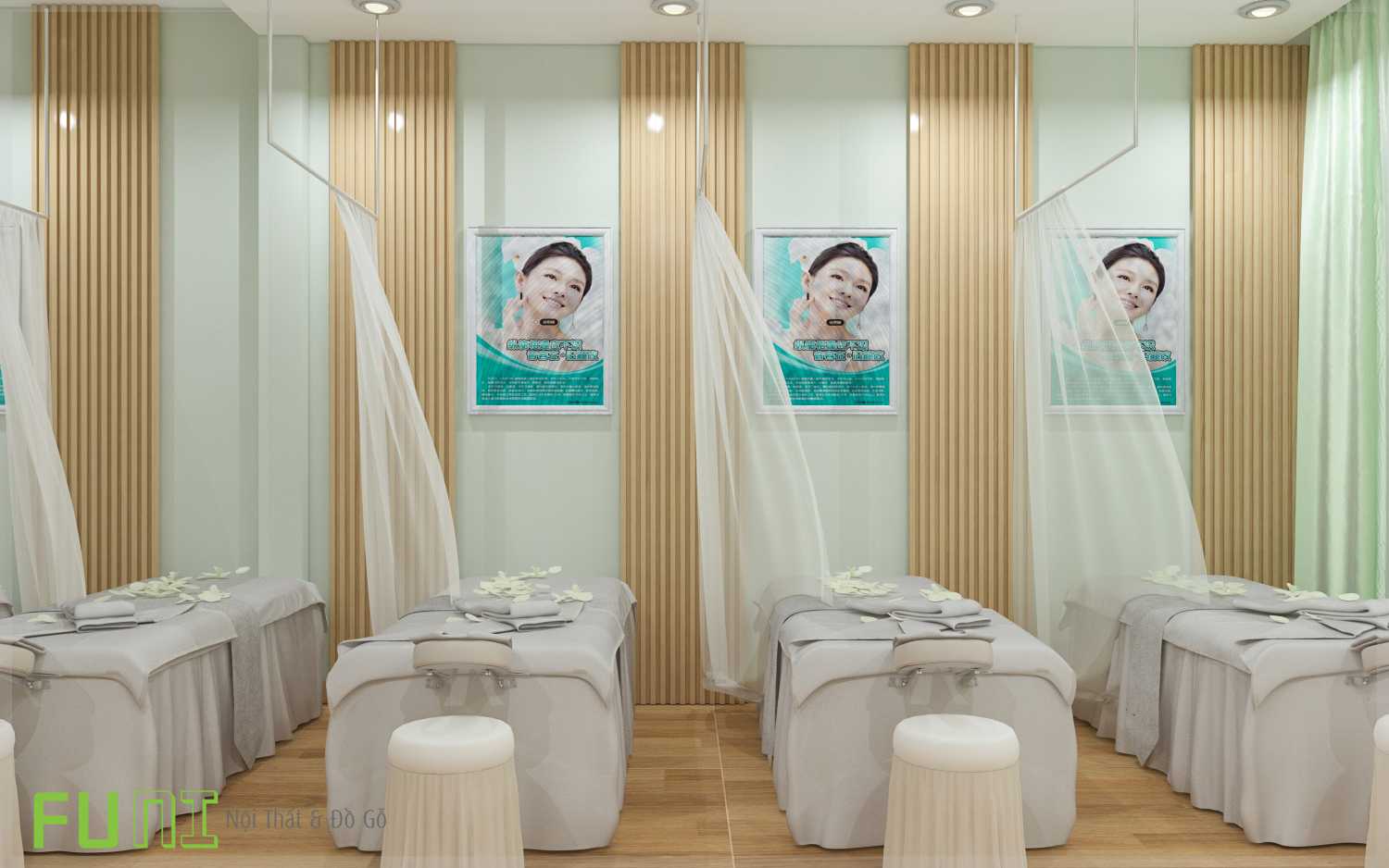Mẫu spa mini đơn giản Mẫu spa mini đơn giản