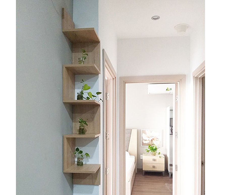 Kệ trang trí treo góc tường