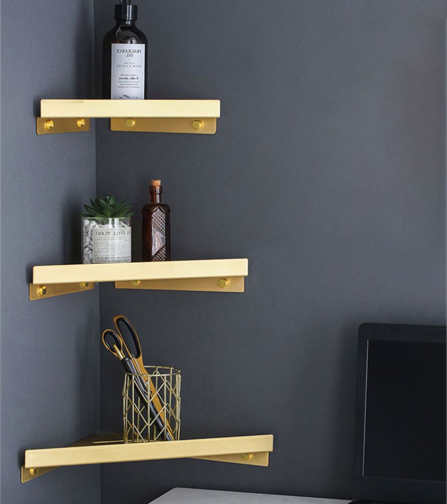 Kệ trang trí treo góc tường