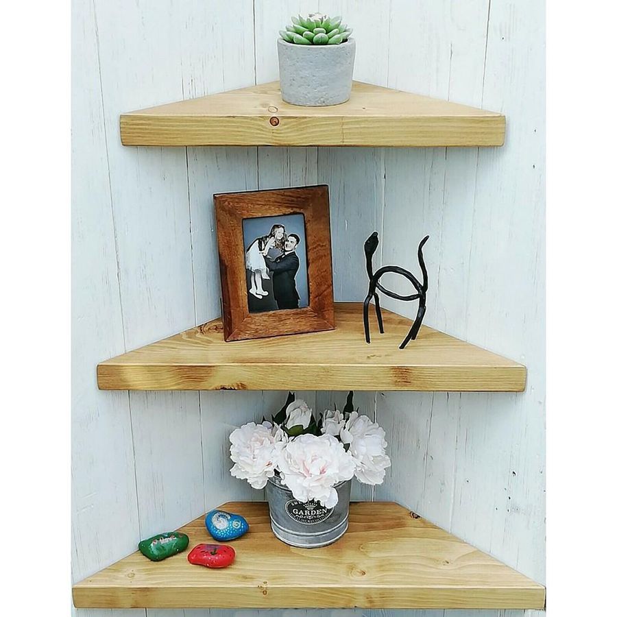 Kệ trang trí treo góc tường