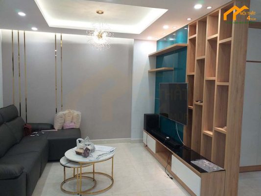 Thi công nội thất phòng khách