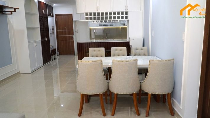 Thi công phòng bếp căn hộ chung cư