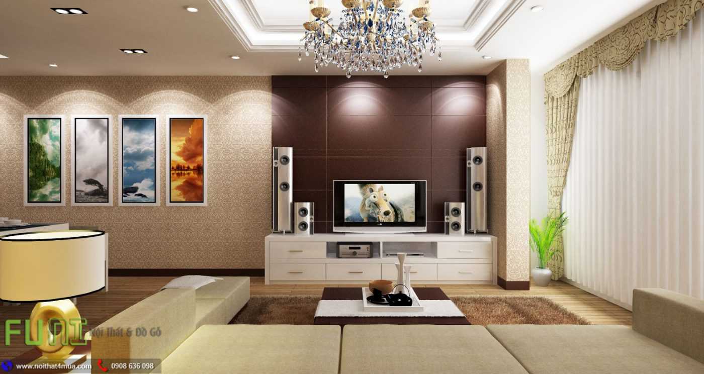 Thiết kế nội thất căn hộ 70m2 giá 50 triệu Thiết kế nội thất căn hộ 70m2 giá 50 triệu