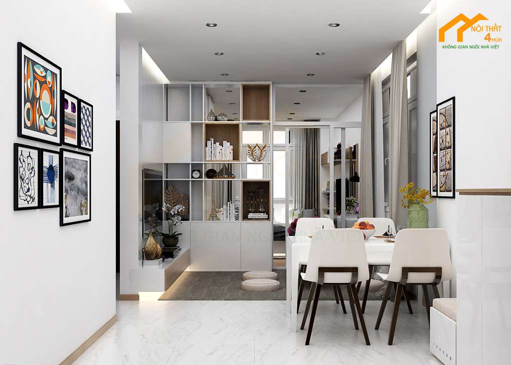 Trang trí căn hộ 30m2 đẹp