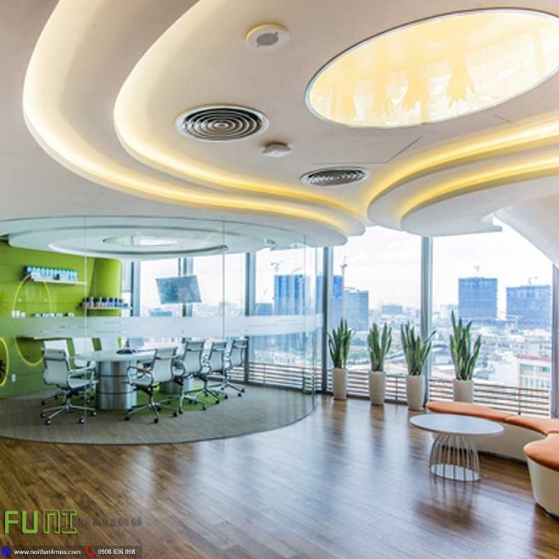Mẫu thiết kế văn phòng với không gian mở đẹp