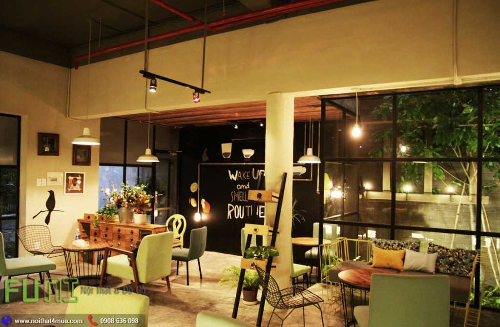 Thiết kế không gian nội thất quán cafe phòng lạnh Thiết kế không gian nội thất quán cafe phòng lạnh