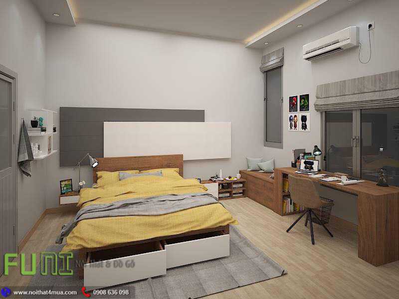Mẫu giường ngủ thông minh đẹp Mẫu giường ngủ thông minh đẹp