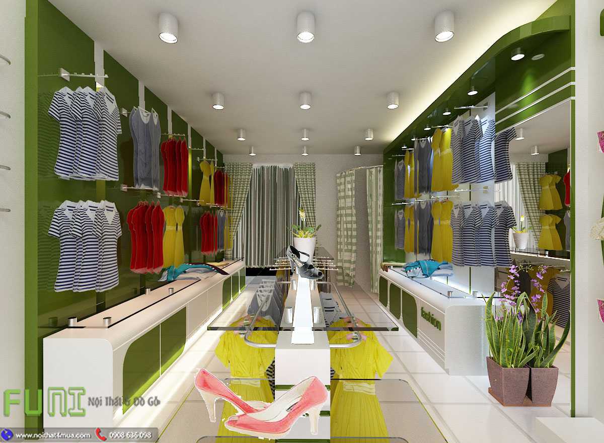 Mẫu thiết kế shop thời trang đẹp Mẫu thiết kế shop thời trang đẹp