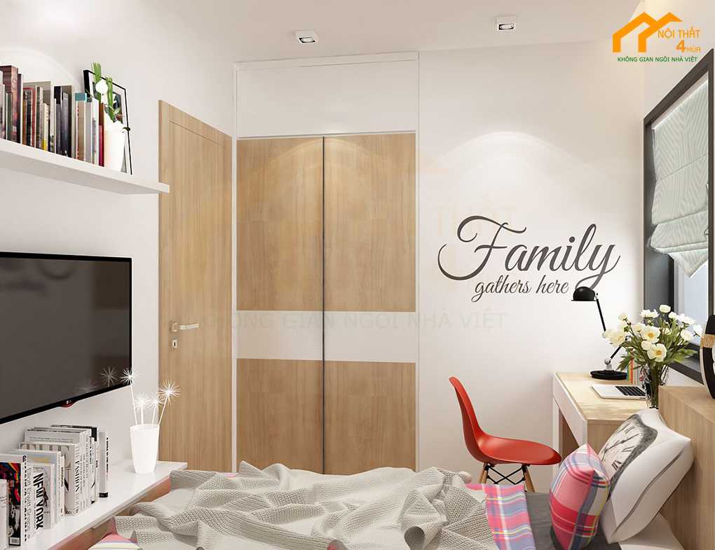 20 Mẫu thiết kế nội thất phòng ngủ chung cư đẹp hiện đại 47 Mẫu phòng ngủ cho bé gái hiện đại