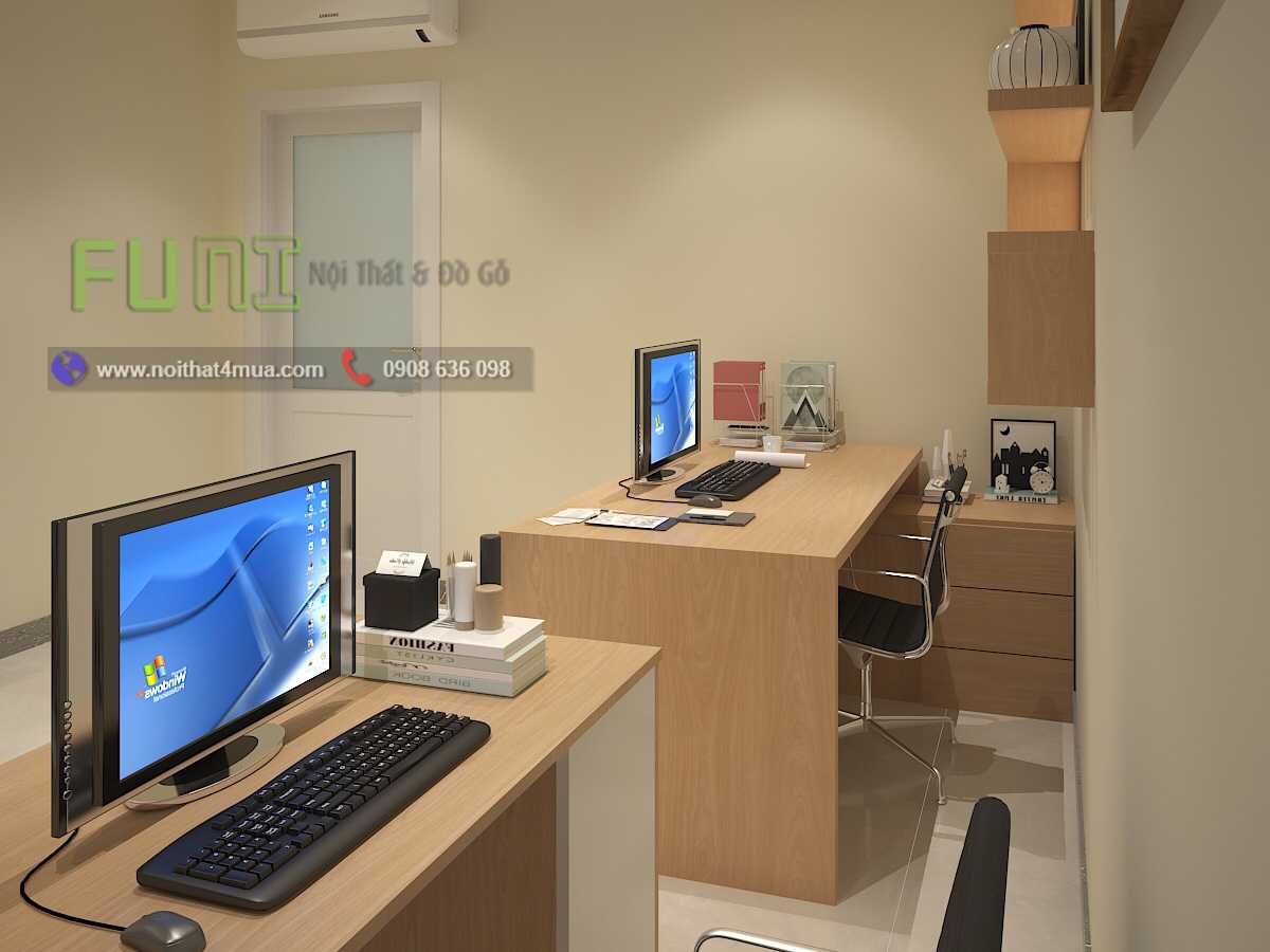 Chi tiết bàn làm việc Giám đôc - Thư Ký Chi tiết bàn làm việc nhân viên