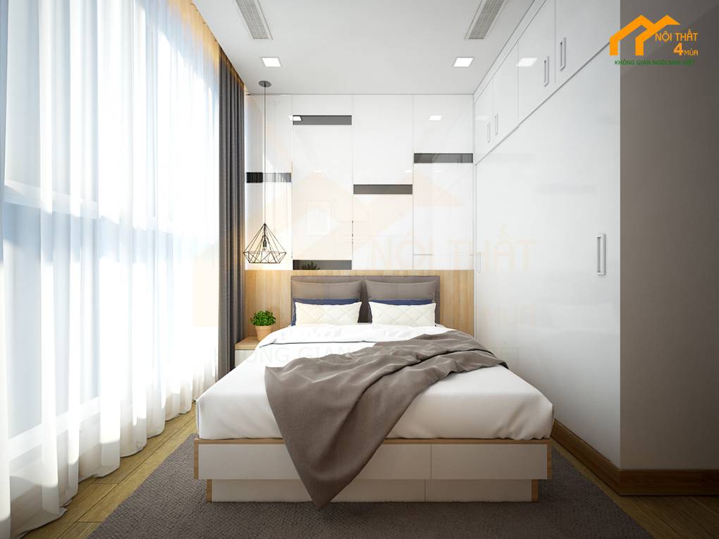 20 Mẫu thiết kế nội thất phòng ngủ chung cư đẹp hiện đại 55 Các lưu ý khi thiết kế phòng ngủ chung cư