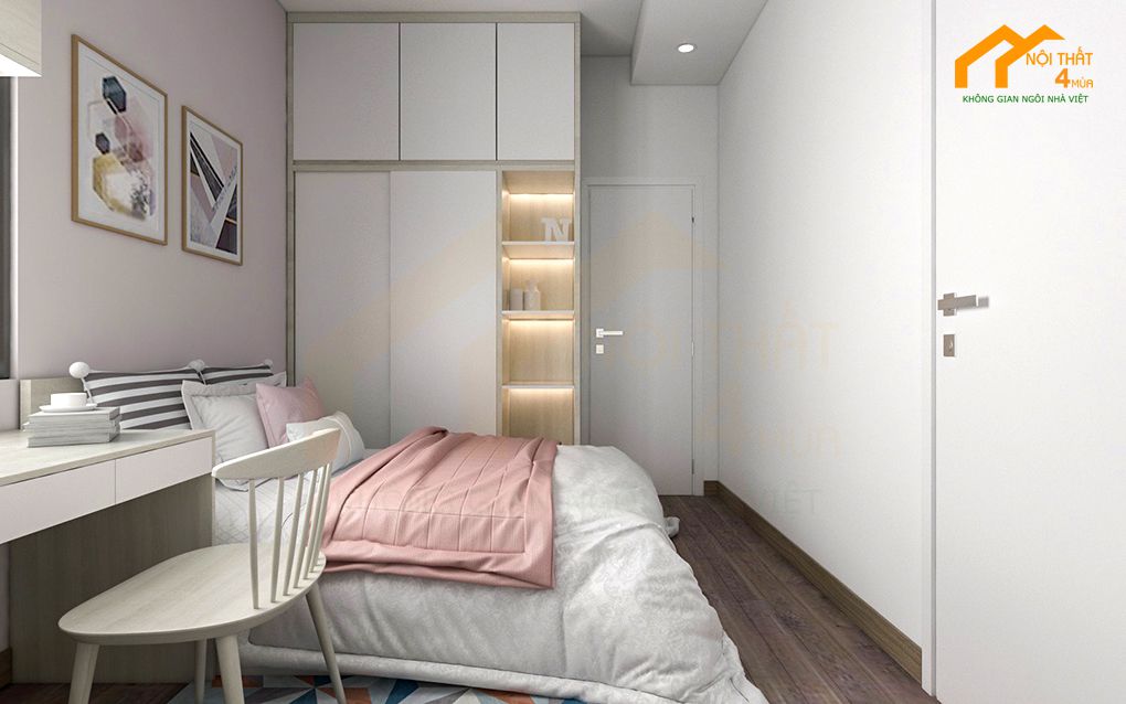 20 Mẫu thiết kế nội thất phòng ngủ chung cư đẹp hiện đại 45 Mẫu phòng ngủ chung cư cho nữ