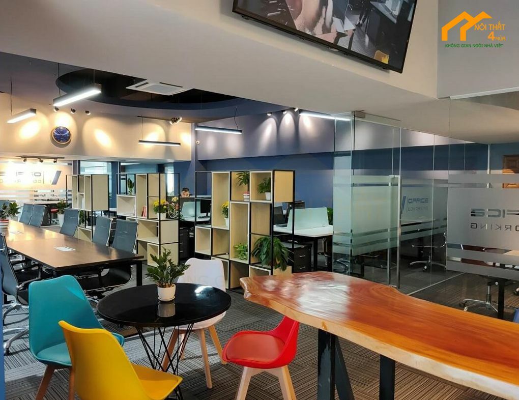 10+ Mẫu thiết kế văn phòng không gian mở đẹp xu hướng mới nhất 1 Thiết kế văn phòng không gian mở hiện đại