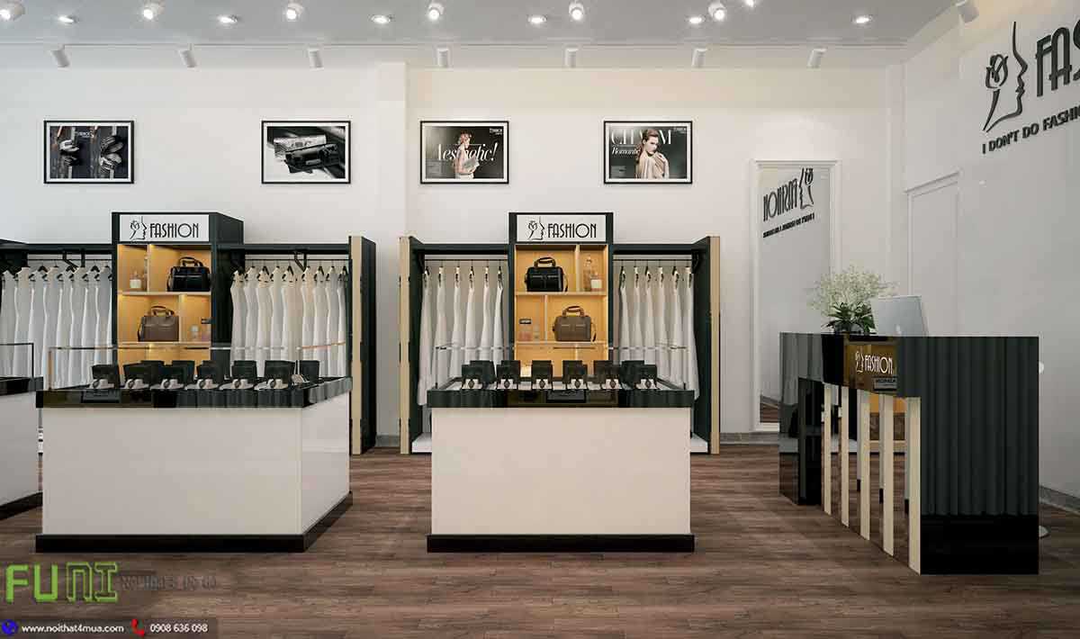 Thiết kế nội thất shop túi sách Thiết kế nội thất shop túi sách