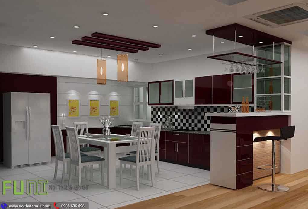 Mẫu nhà bếp đẹp hiện đại Mẫu nhà bếp đẹp hiện đại