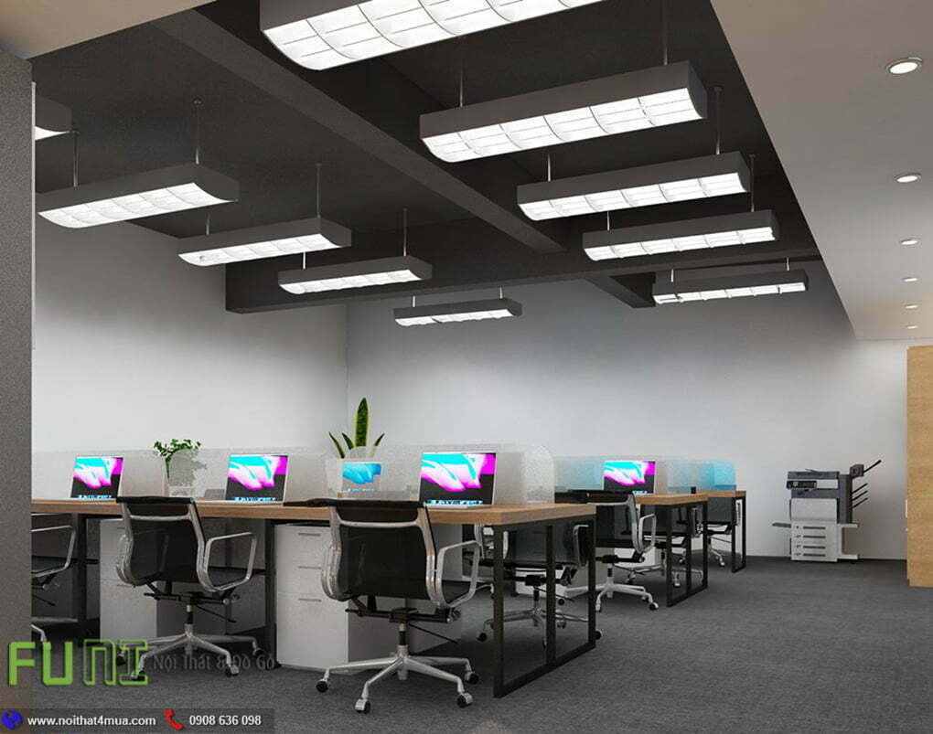 Mẫu thiết kế văn phòng cao cấp 60m2 Mẫu thiết kế văn phòng cao cấp 60m2