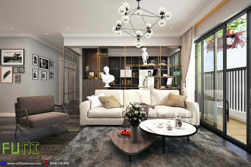 Phòng khách đẹp hiện đại tại căn hộ 70m2 Phòng khách đẹp hiện đại tại căn hộ 70m2