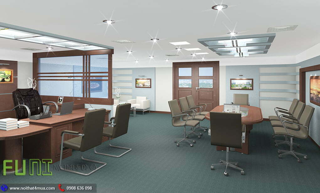 Thiết kế nội thất văn phòng 60m2 tuyệt đẹp Thiết kế nội thất văn phòng 60m2 tuyệt đẹp