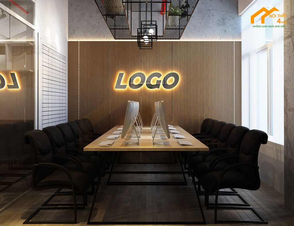 Thiết kế phòng họp văn phòng 50m2 đẹp